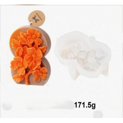 Flower candle mold 