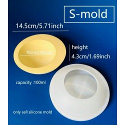 Hemispherical round mold 