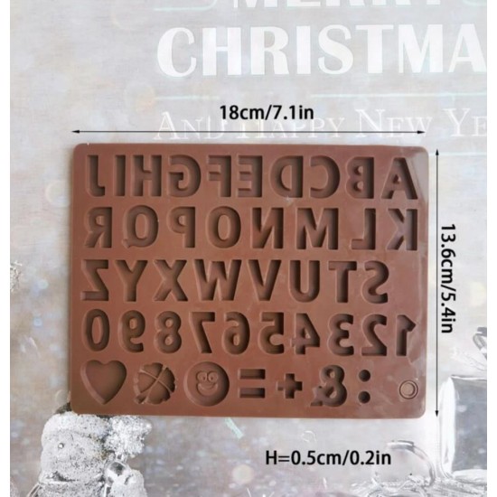 Letters and numbers template 