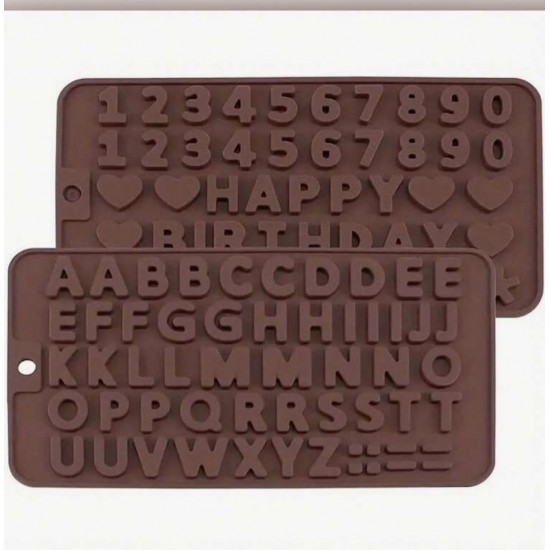 Letters and numbers template 