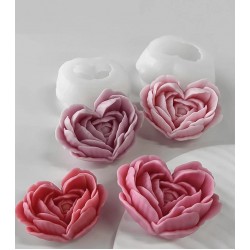 Heart shaped flower mold 