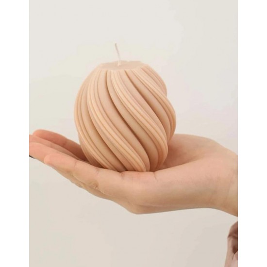 curved silicone candle mold