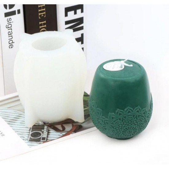 silicone vase candle mold