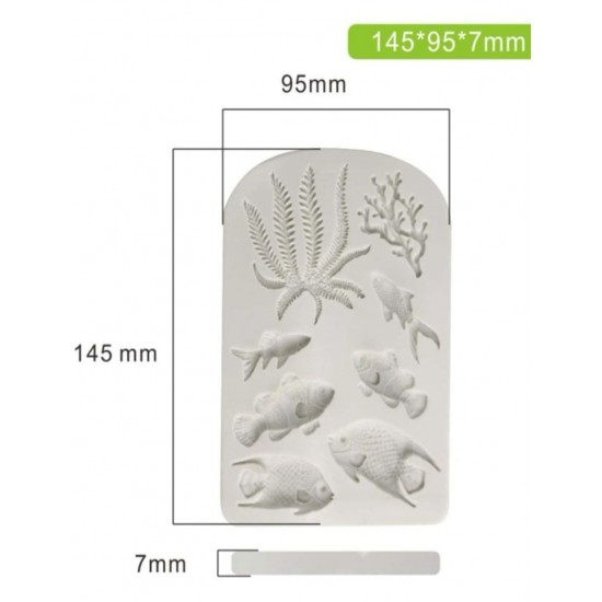 Fish shapes template 