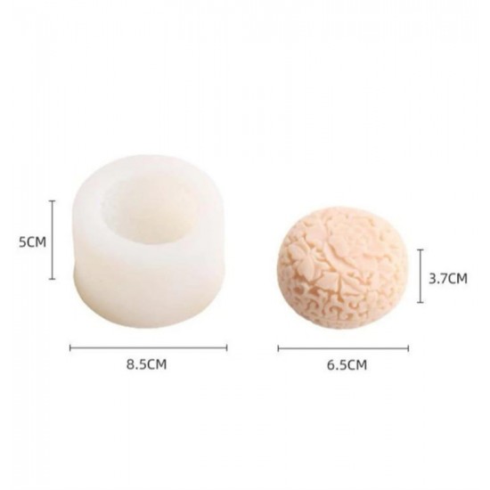 Patterned transparent silicone mold 