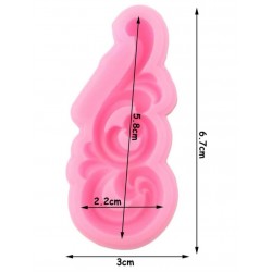 Pink spiral mold 