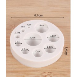 One-piece round cake mold 