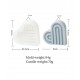 Transparent striped heart template 