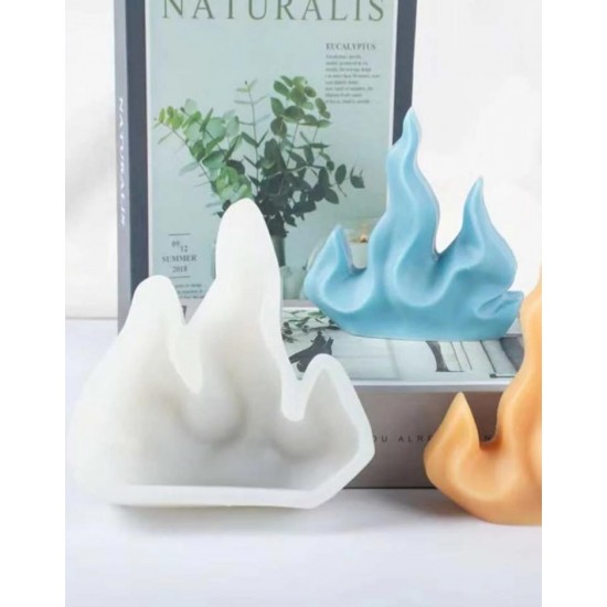 Fire shape silicone mold 