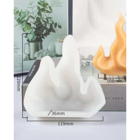 Fire shape silicone mold 
