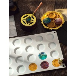 White circle stamp template 
