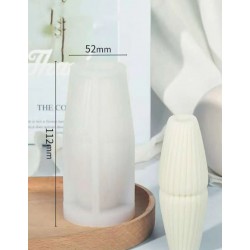 striped candle mold