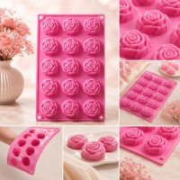 Rose template with 15 roses