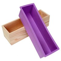Silicone soap mold, purple color