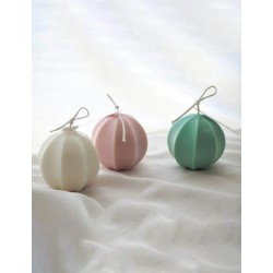 ribbed spherical silicone mold