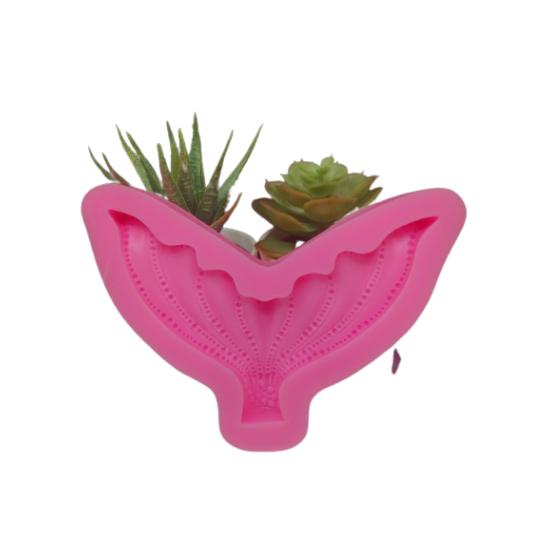 Fishtail silicone mold