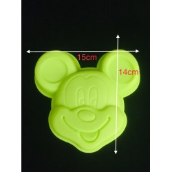 green mickey mouse silicone mold