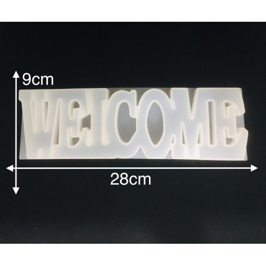 silicon word hello mold