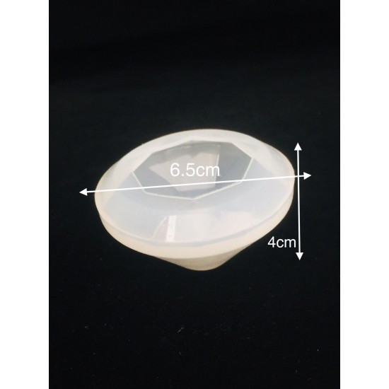 Diamond gem silicone mold 4 * 6.5cm