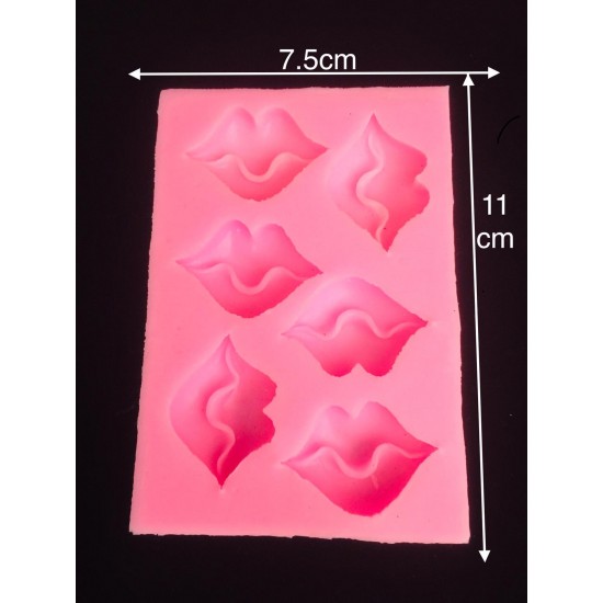 lip silicone mold 11*7.5cm