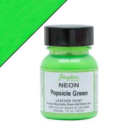 Angelus Acrylic Leather Paint Neon Popsicle Green – 29ml