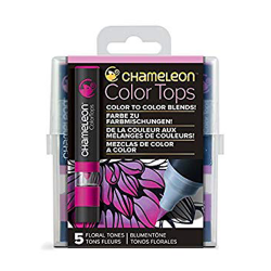 Chameleon Color Tops, Floral Tones 5-Pen Set Blumentone