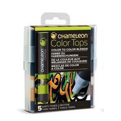 Chameleon Color Tops, Floral Tones 5-Pen Set ERD TONE