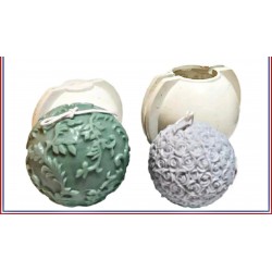 silicon flower ball candle mold