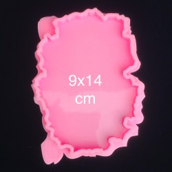 Pink Coaster Silicone Mold 14*9cm