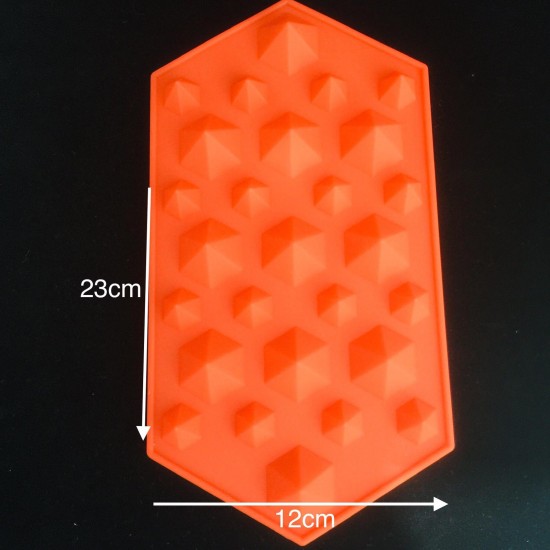 pyramidal silicon diamond mold 23*12cm