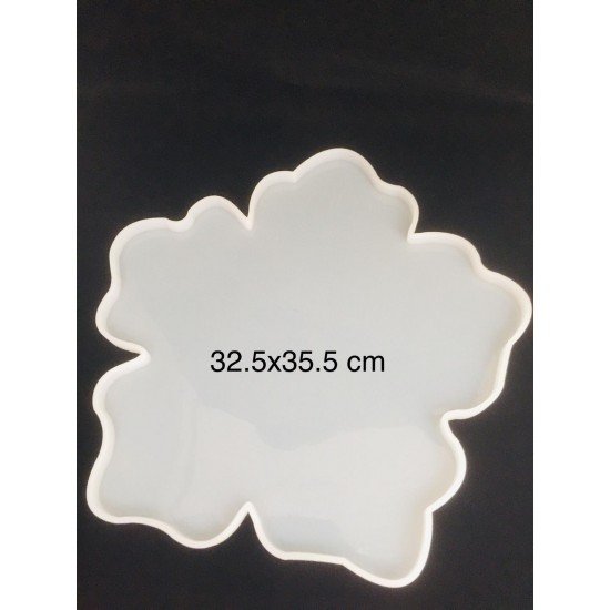 rose shaped silicone tray